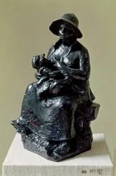 Moderskap, 1916 (brons)